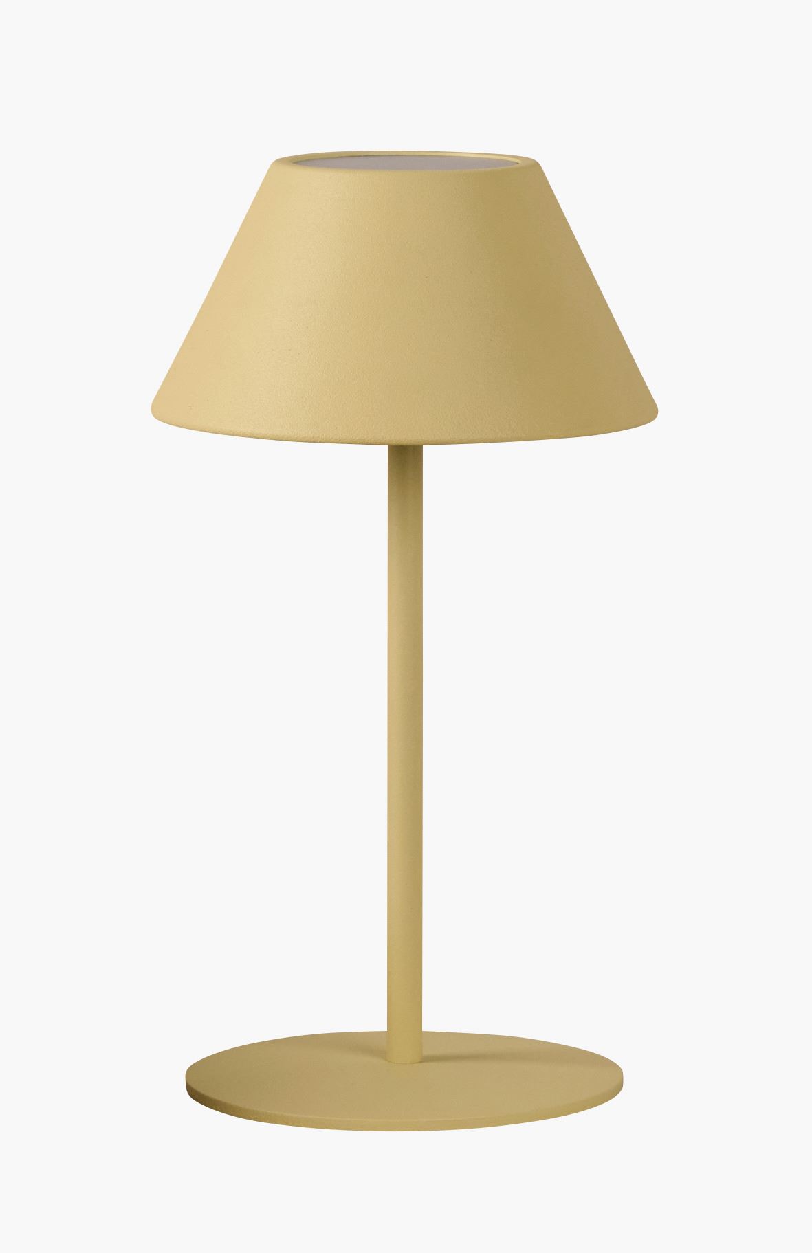 Ladattava pöytävalaisin vaaleankeltainen - 10x10x21 cm vaaleankeltainen - 1