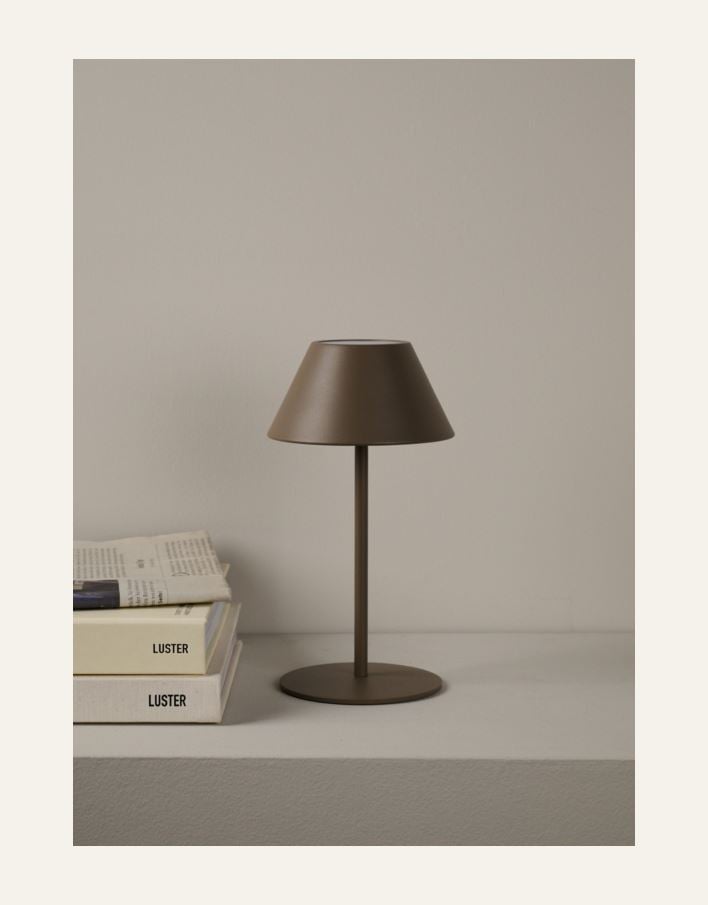 Ladattava pöytävalaisin ruskea - 2