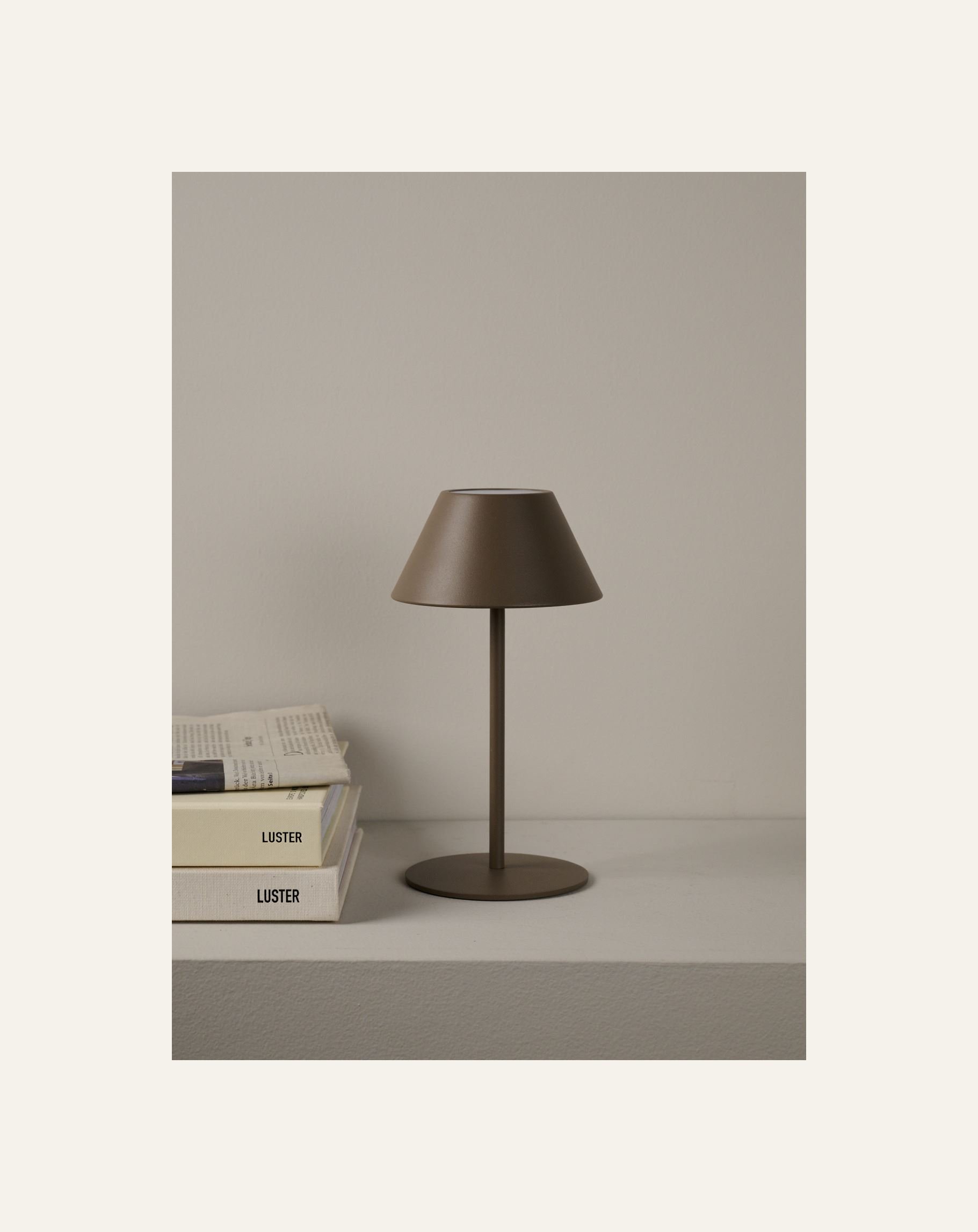 Ladattava pöytävalaisin ruskea - 2