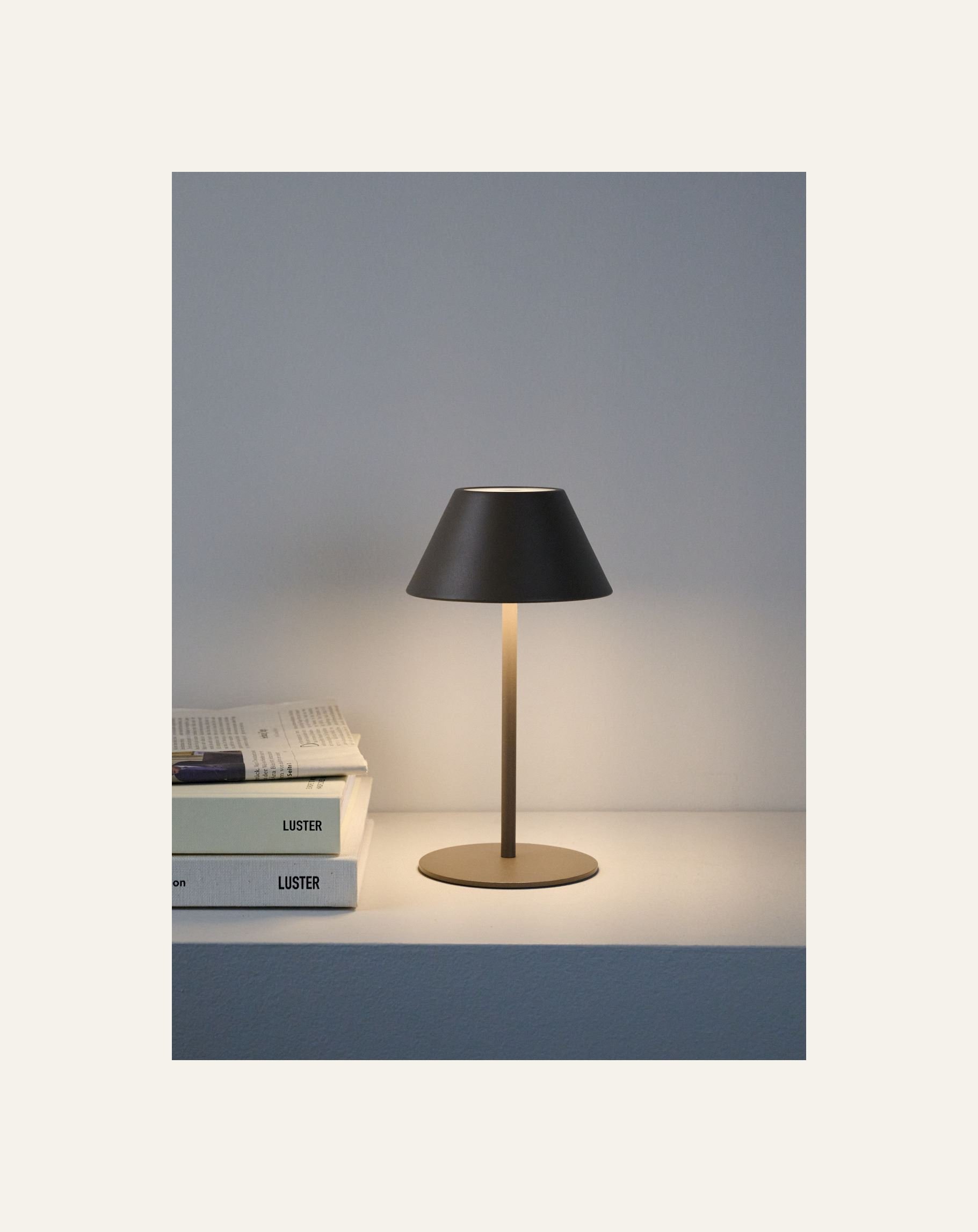 Ladattava pöytävalaisin ruskea - 3