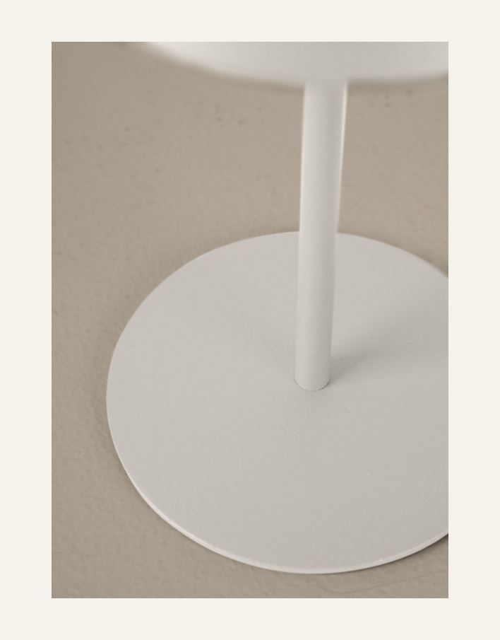 Ladattava pöytävalaisin vaalean beige - 6