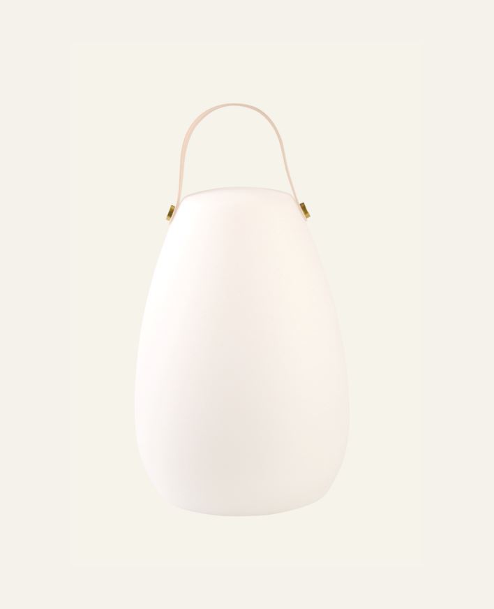 Ladattava pöytävalaisin vaalean beige - 18x18x26 cm vaalean beige - 1