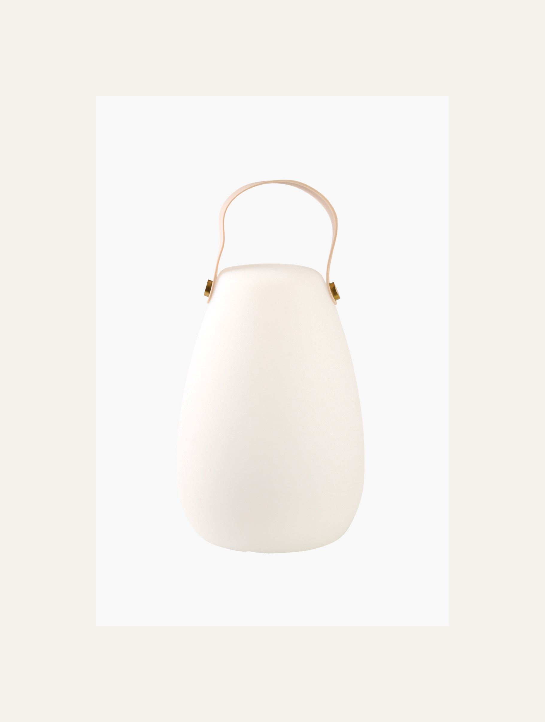 Ladattava pöytävalaisin vaalean beige - 2