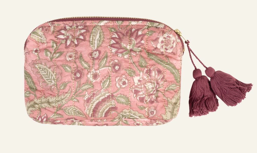 Toilettilaukku moniväri/roosa - 15x25 cm moniväri/roosa - 1