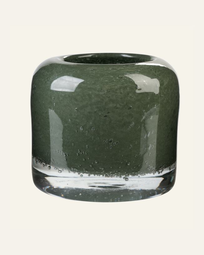 Kynttilälyhty tummanvihreä - 12x12x10,5 cm tummanvihreä - 1