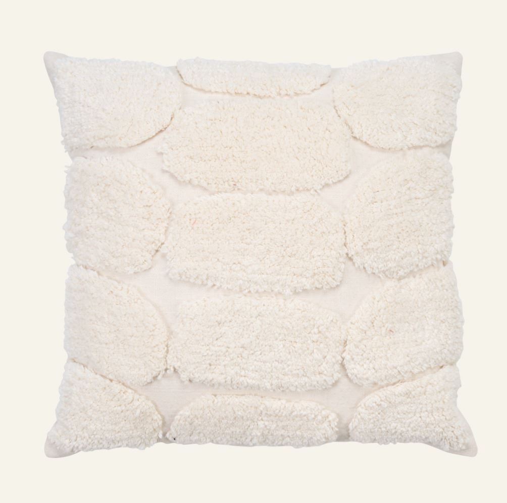 Koristetyynynpäällinen luonnonvalkoinen - 45x45 cm luonnonvalkoinen - 1