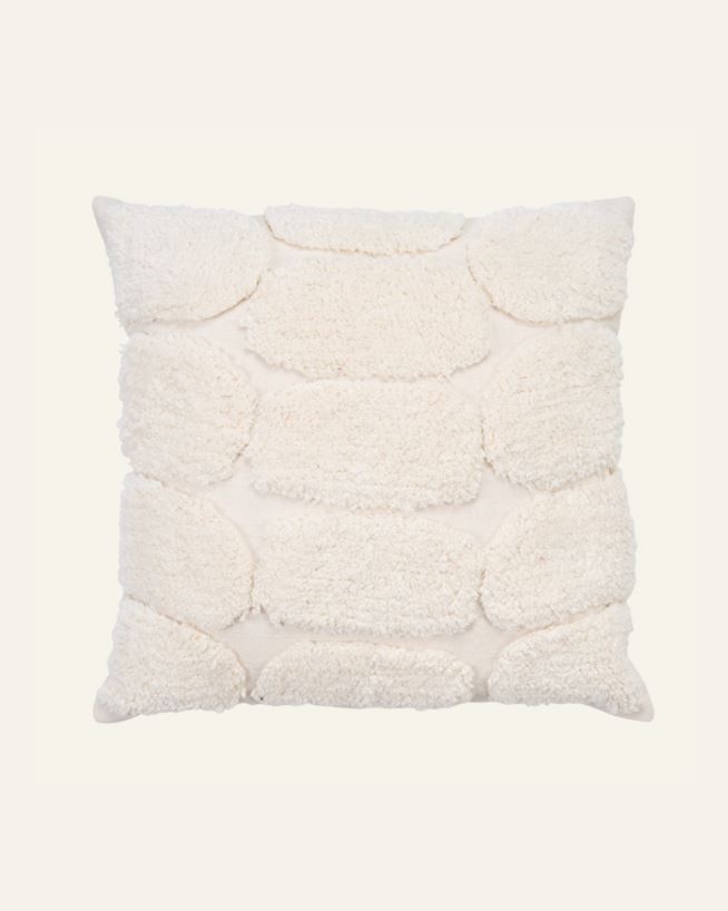 Koristetyynynpäällinen luonnonvalkoinen - 45x45 cm luonnonvalkoinen - 1