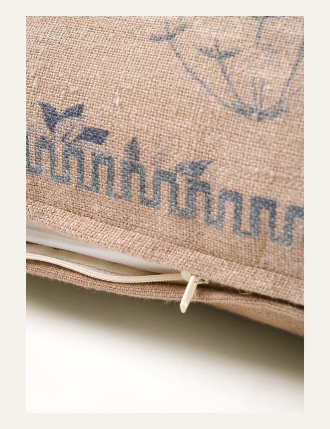 Koristetyynynpäällinen sininen - 2