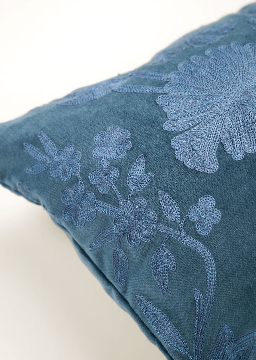 Koristetyynynpäällinen sininen - 2