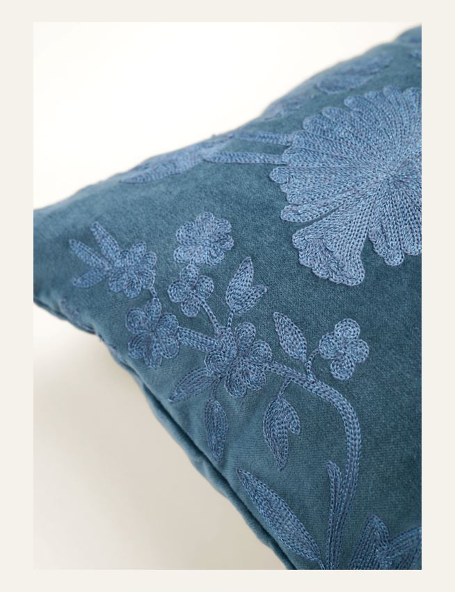 Koristetyynynpäällinen sininen - 2