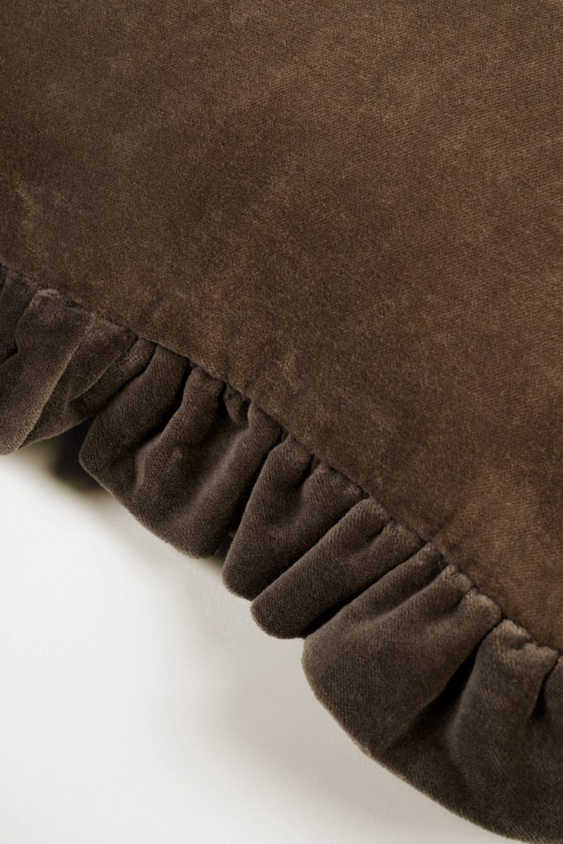 Koristetyynynpäällinen ruskea - 3