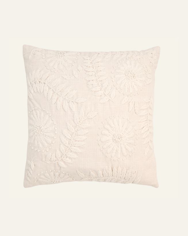Koristetyynynpäällinen luonnonvalkoinen - 45x45 cm luonnonvalkoinen - 1