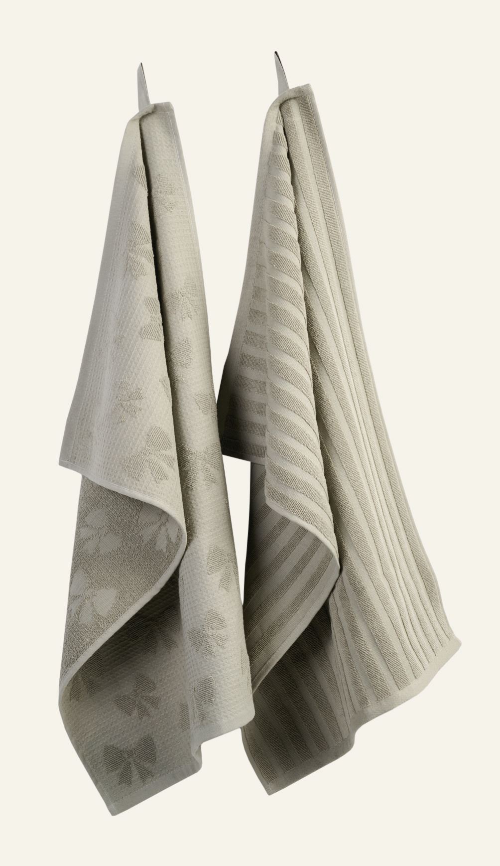 Keittiöpyyhe, 2 kpl vihreä - 70x45 cm vihreä - 1