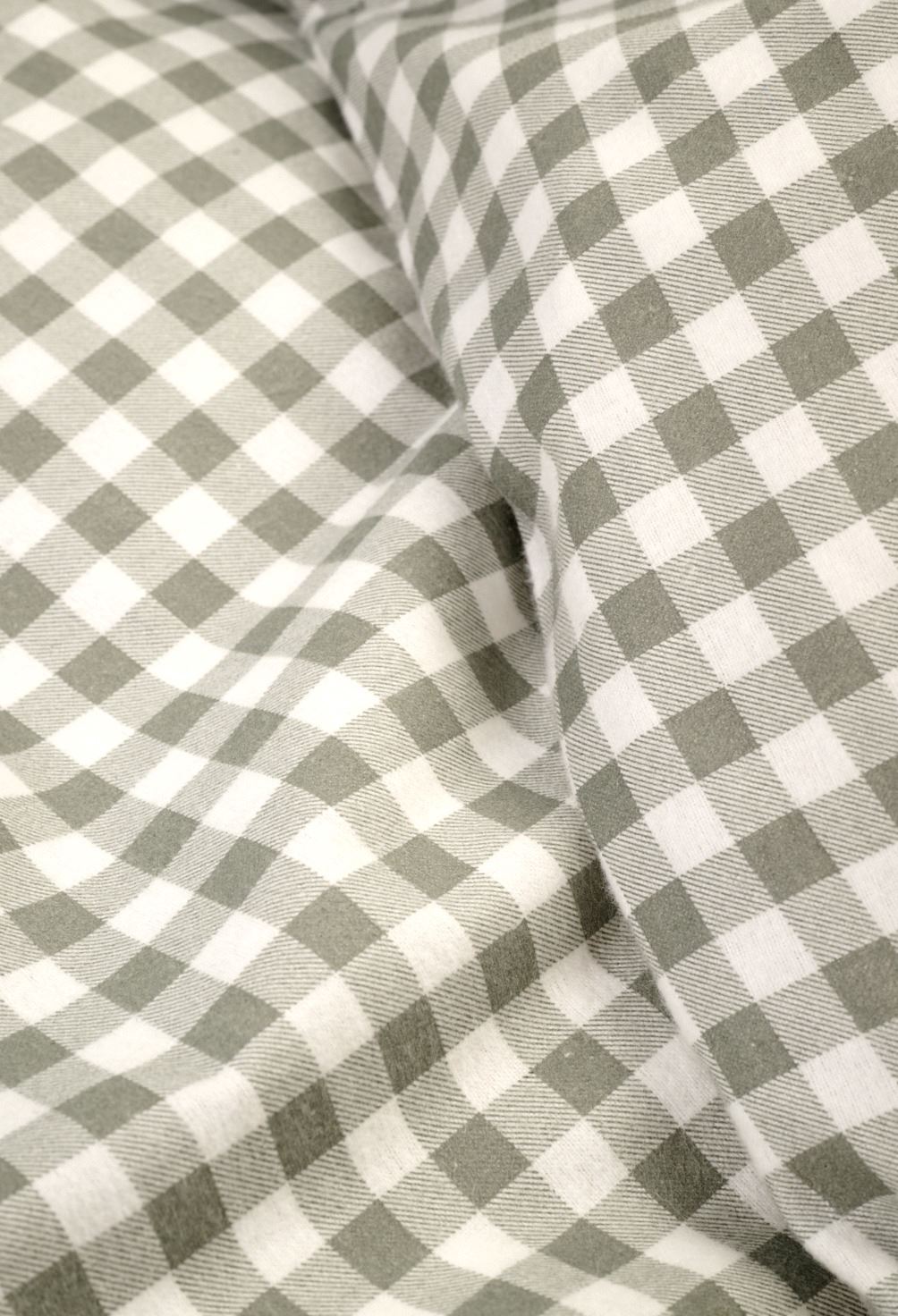 Flanellipussilakanasetti oliivinvihreä - 3