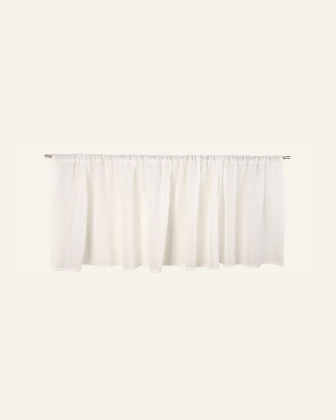 Pitkä verhokappa luonnonvalkoinen - 250x70 cm luonnonvalkoinen - 1
