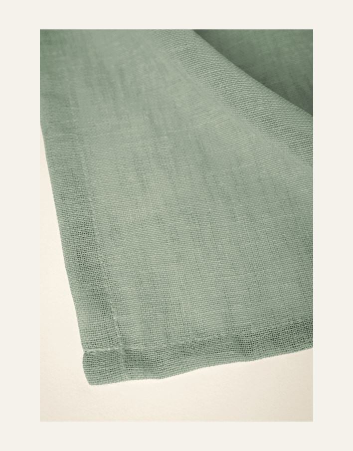 Pitkä verhokappa vaalean beige - 5