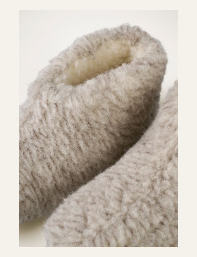 Villatohvelit vaalean beige - 2
