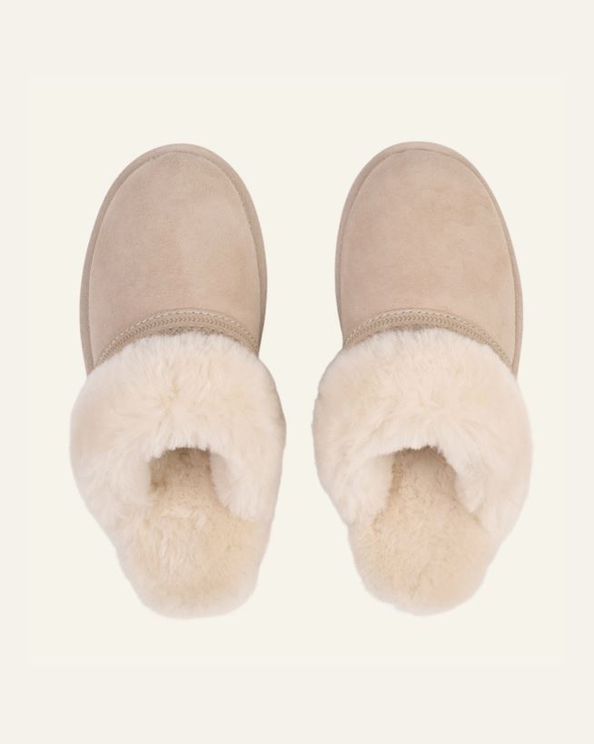 Nahkatohvelit vaalean beige - 37 vaalean beige - 1