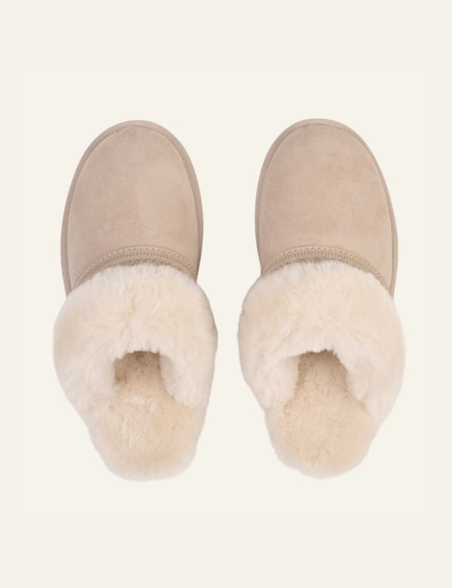 Nahkatohvelit vaalean beige - 2