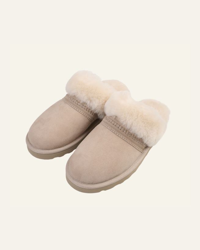 Nahkatohvelit vaalean beige - 37 vaalean beige - 1