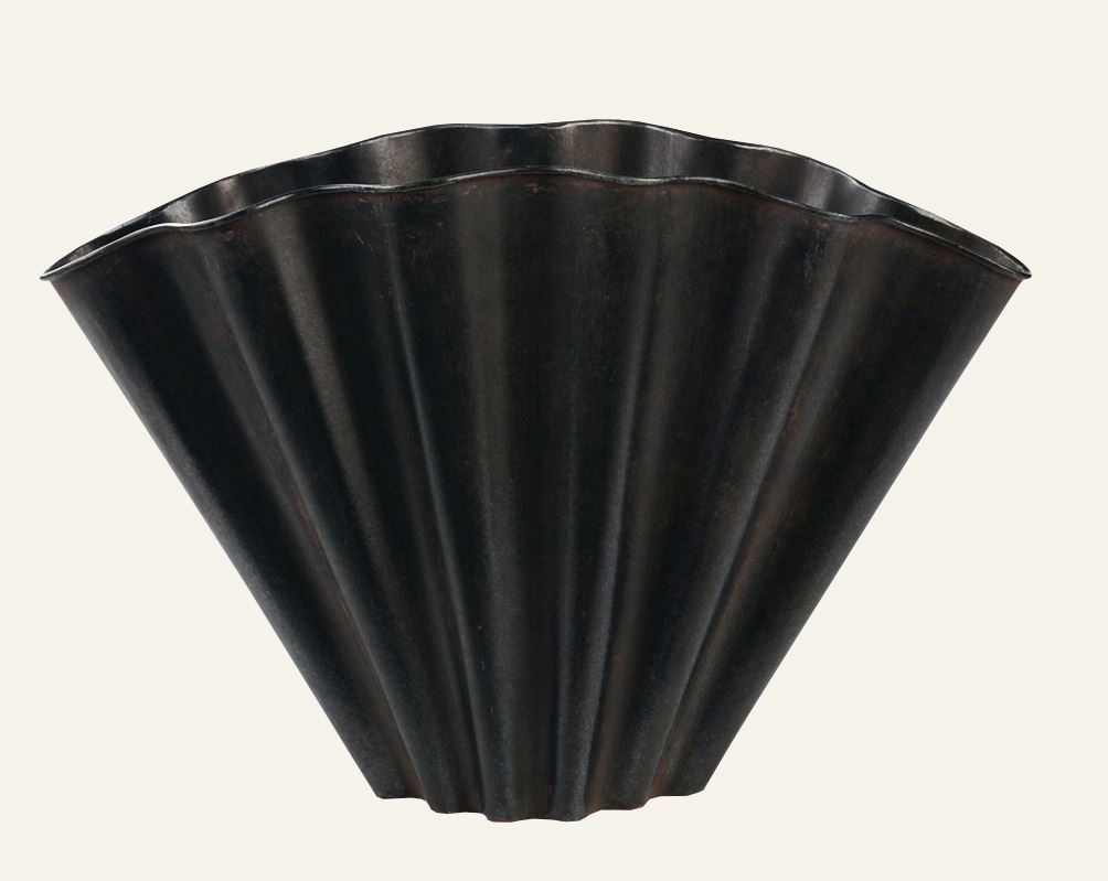 Maljakko tummanharmaa - 36x13x25 cm tummanharmaa - 1