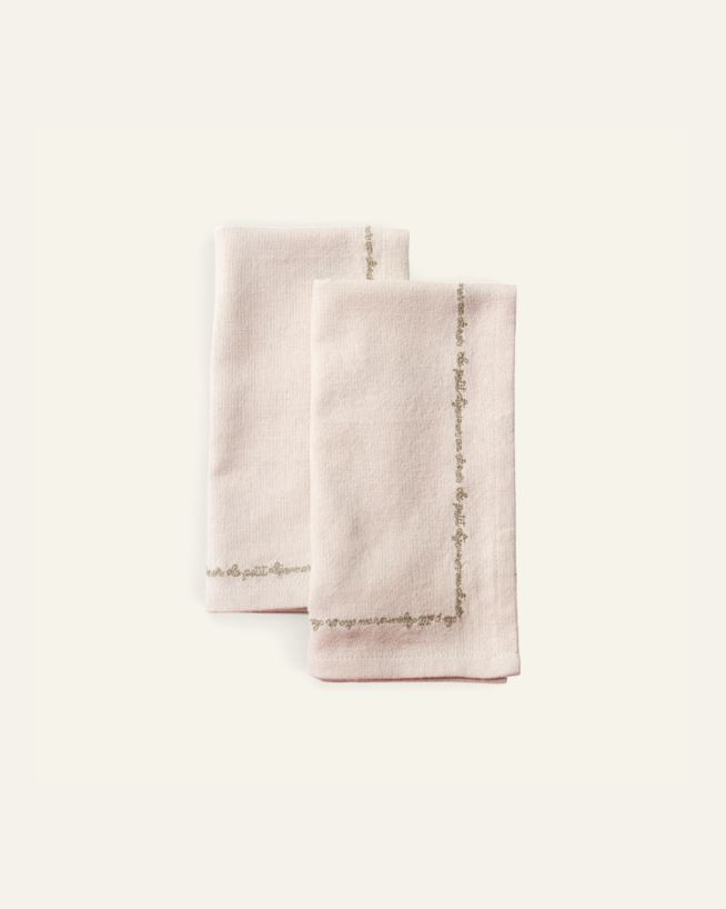 Kangaslautasliina, 2 kpl luonnonväri - 45x45 cm luonnonväri - 1
