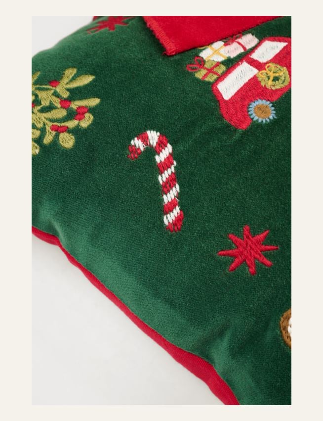 Koristetyynynpäällinen moniväri/vihreä - 3