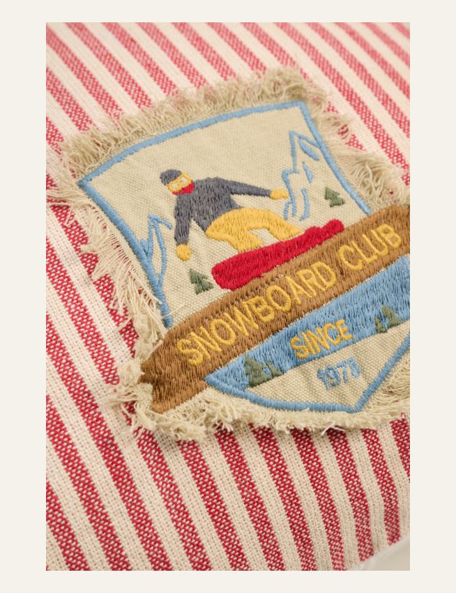 Koristetyynynpäällinen moniväri/punainen - 2