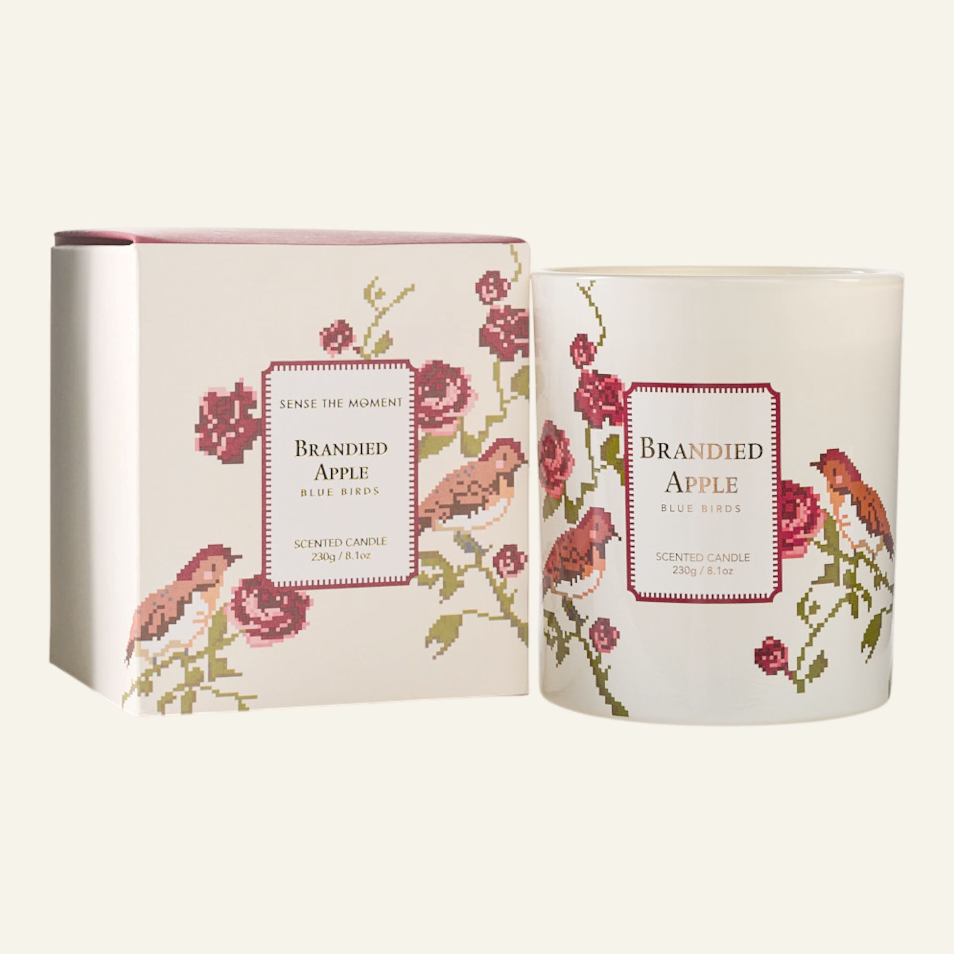 Tuoksukynttilä moniväri/valkoinen - 230 g moniväri/valkoinen - 1