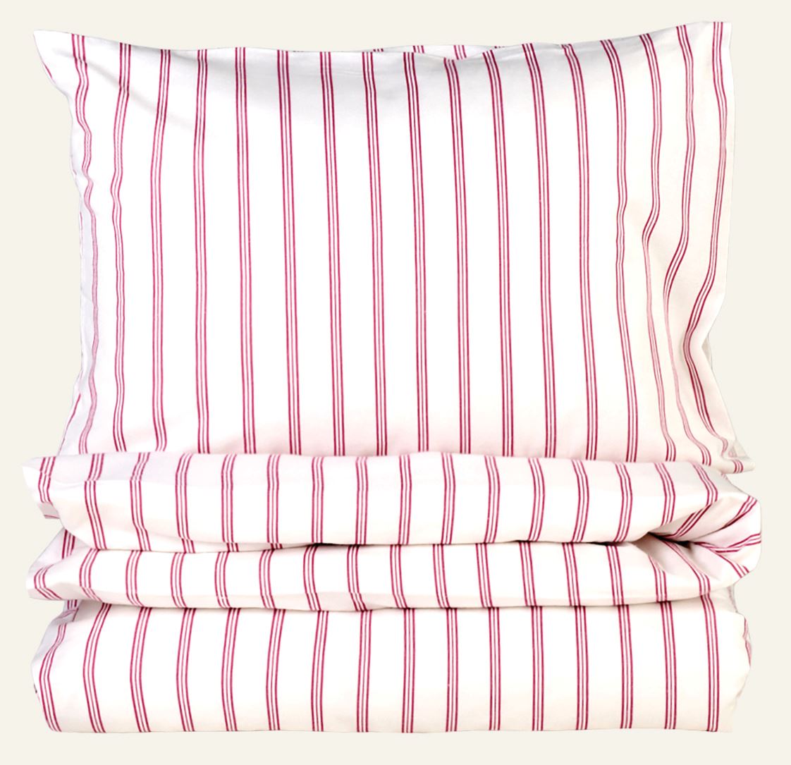 Flanellipussilakanasetti punainen - 150x210 cm punainen - 1