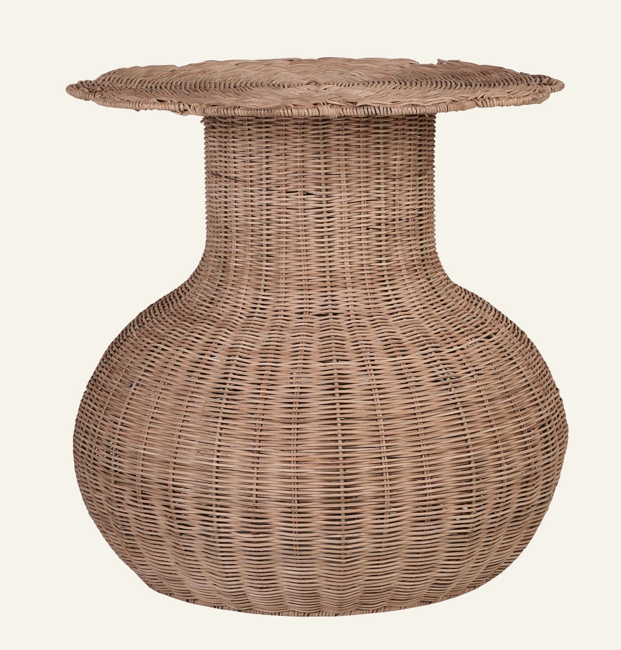 Sivupöytä moniväri/ruskea - ø50x50 cm moniväri/ruskea - 1
