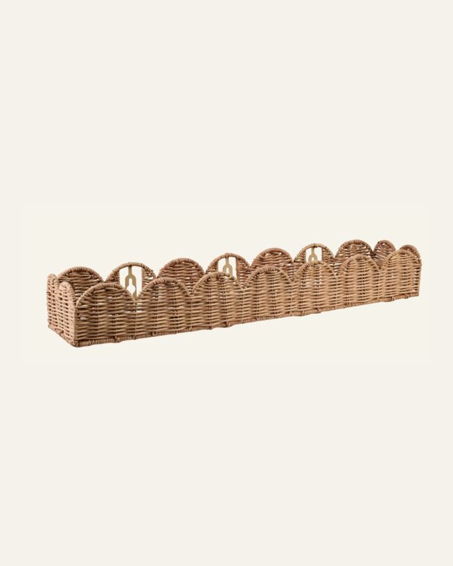 Hylly tummanvihreä - 40x12x8 cm tummanvihreä - 1