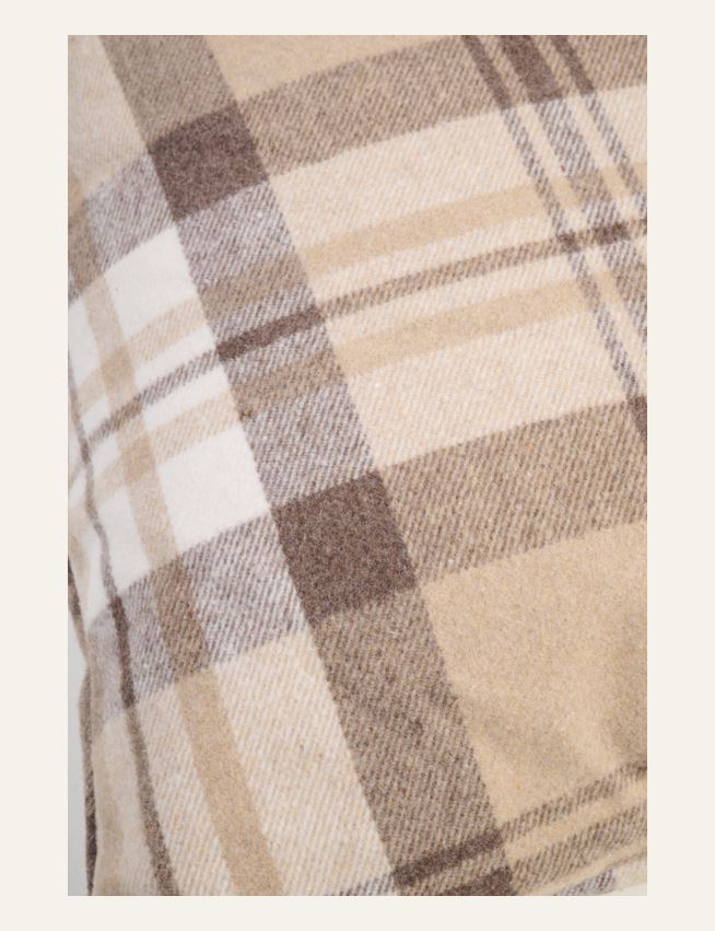 Koristetyynynpäällinen ruskea - 2
