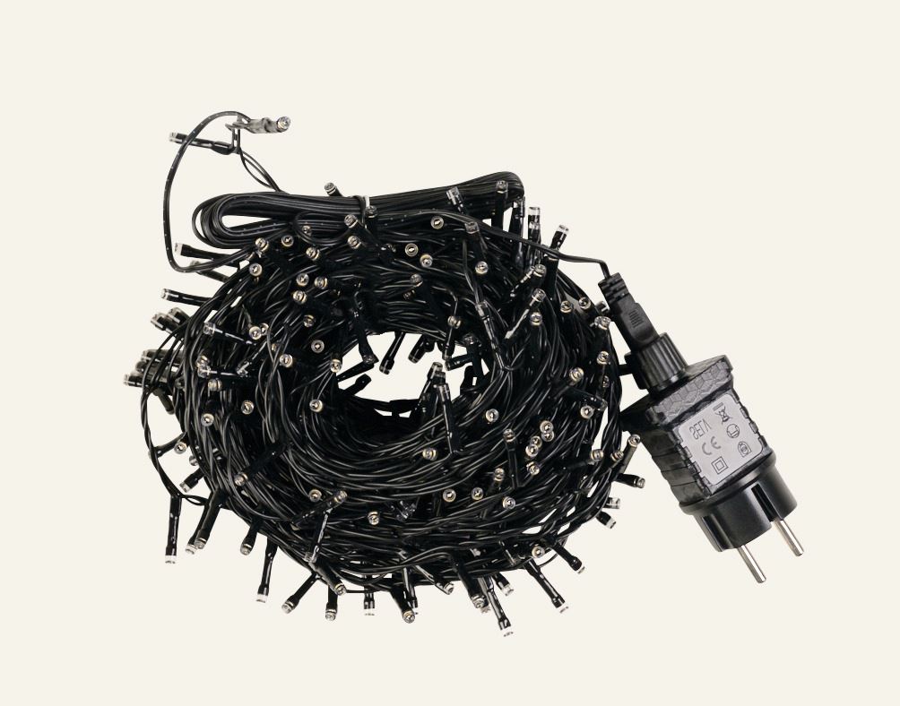 Led-valosarja musta - 19,95 m musta - 1