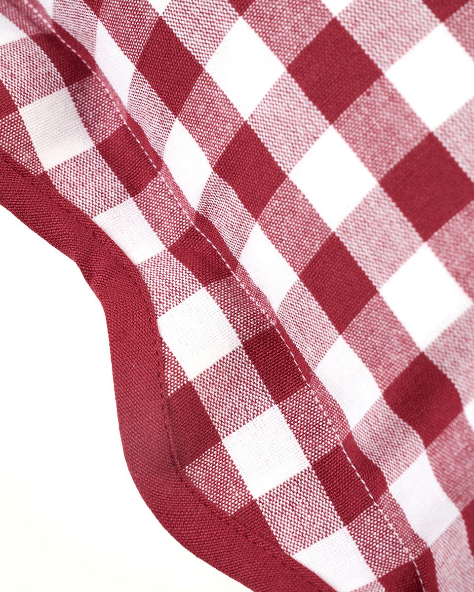 Koristetyynynpäällinen punainen - 2