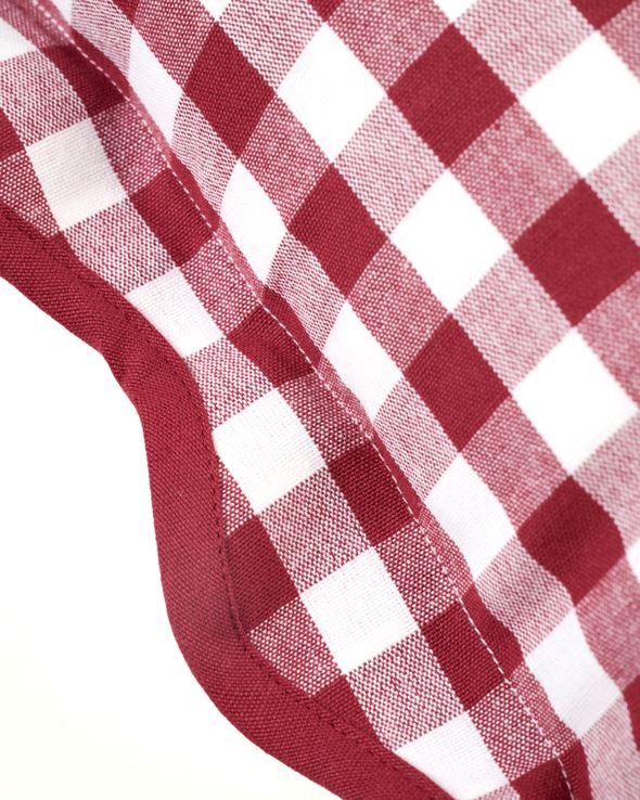 Koristetyynynpäällinen punainen - 4