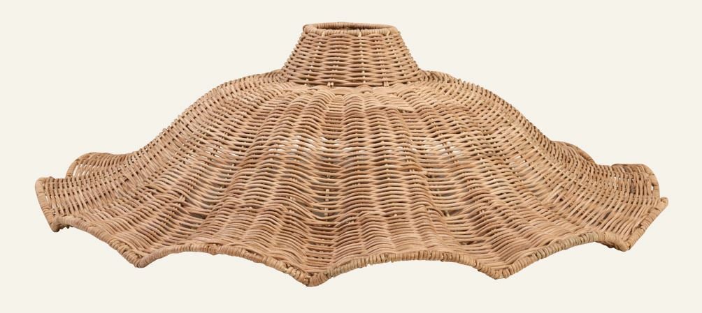 Lampunvarjostin vaaleanruskea - ø61x18 cm vaaleanruskea - 1