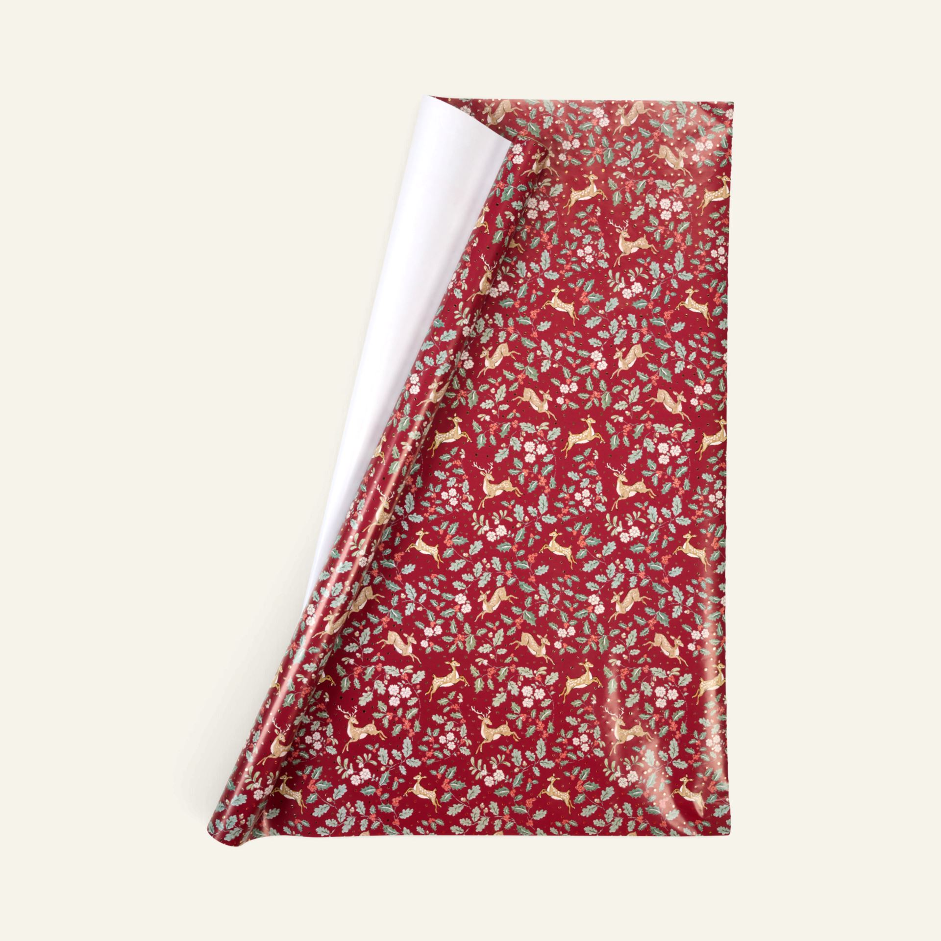 Lahjapaperi moniväri/punainen - 70cm x 3m moniväri/punainen - 1