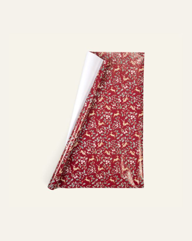 Lahjapaperi moniväri/punainen - 70cm x 3m moniväri/punainen - 1