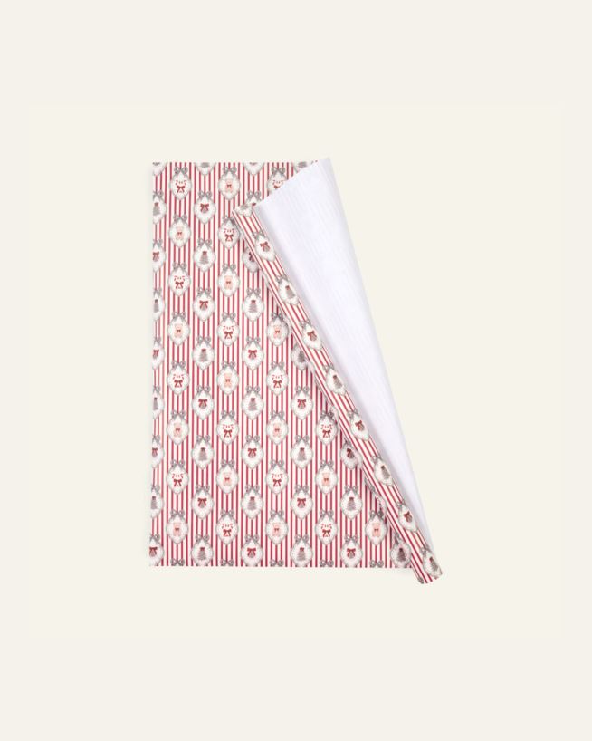 Lahjapaperi moniväri/valkoinen - 70cm x 3m moniväri/valkoinen - 1