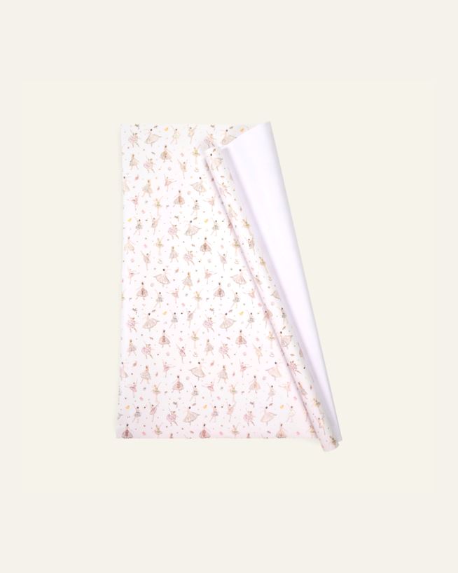 Lahjapaperi moniväri/valkoinen - 70cm x 3m moniväri/valkoinen - 1