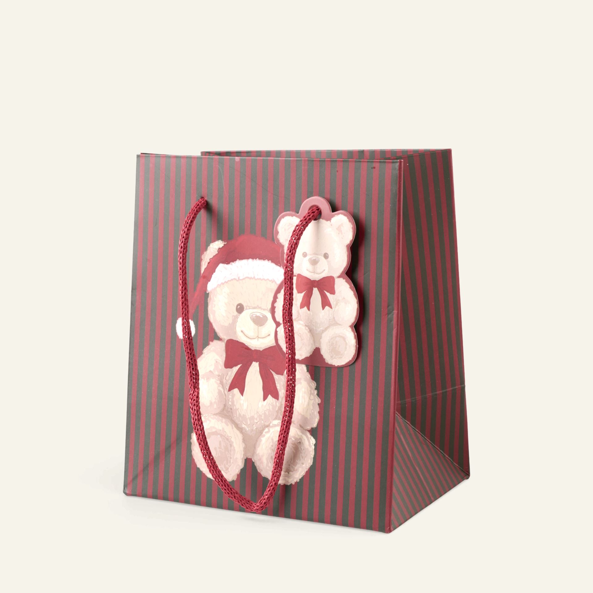 Lahjapussi moniväri/vihreä - 13x15x9 cm moniväri/vihreä - 1