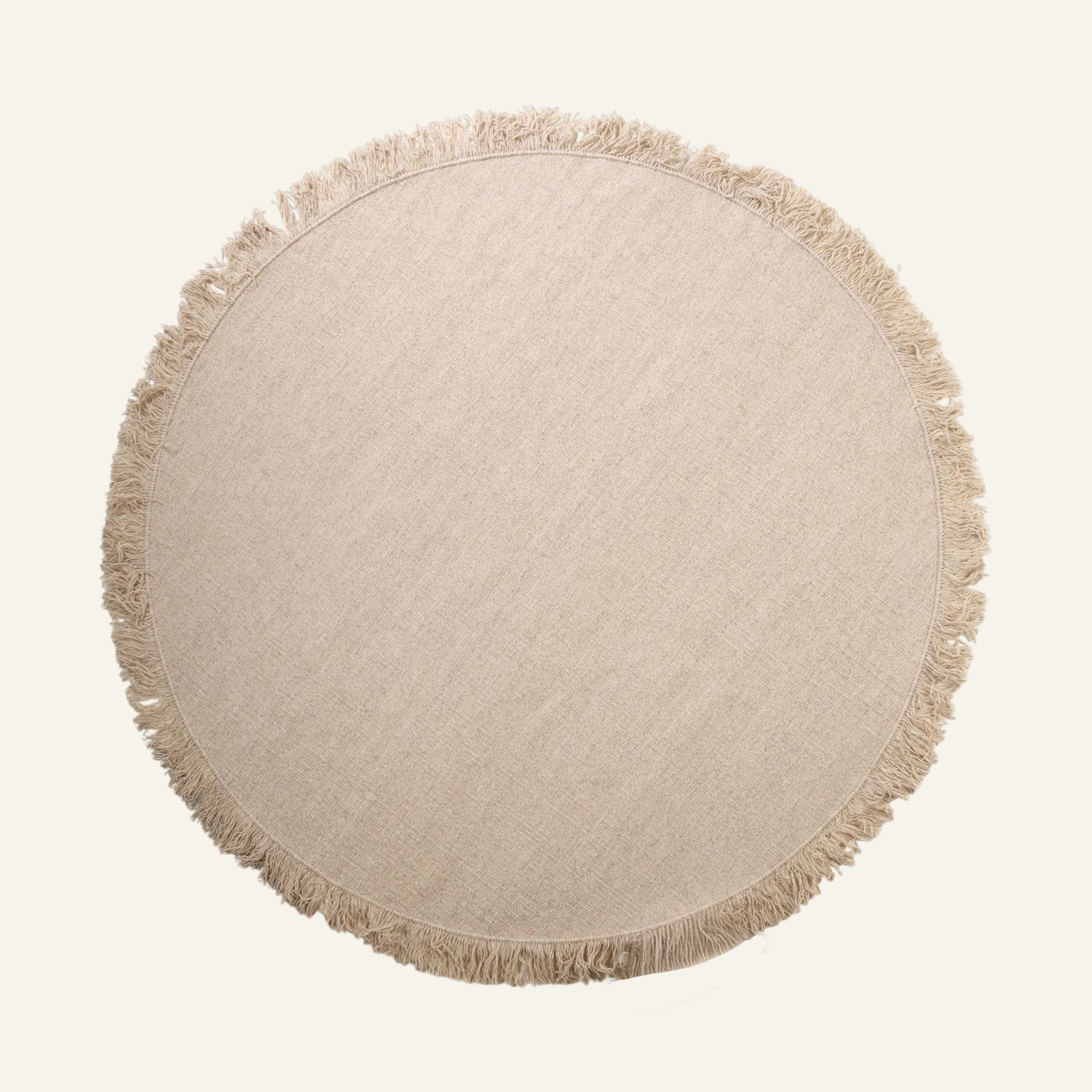 Pyöreä matto vaalean beige - ø250 cm vaalean beige - 1