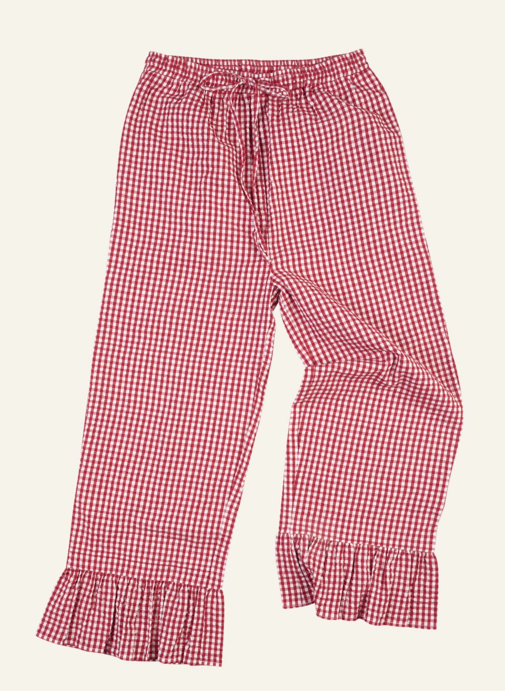 Pyjamahousut punainen - one size punainen - 1