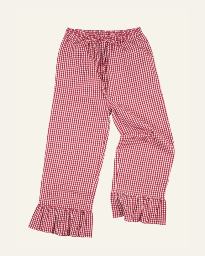 Pyjamahousut punainen - one size punainen - 1