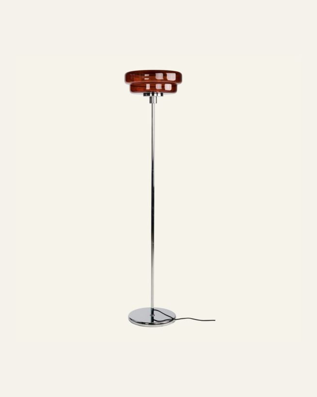 Lattiavalaisin tummanpunainen - ø35x150 cm tummanpunainen - 1