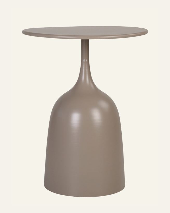 Sivupöytä tummanbeige - ø39x50cm Tummanbeige - 1