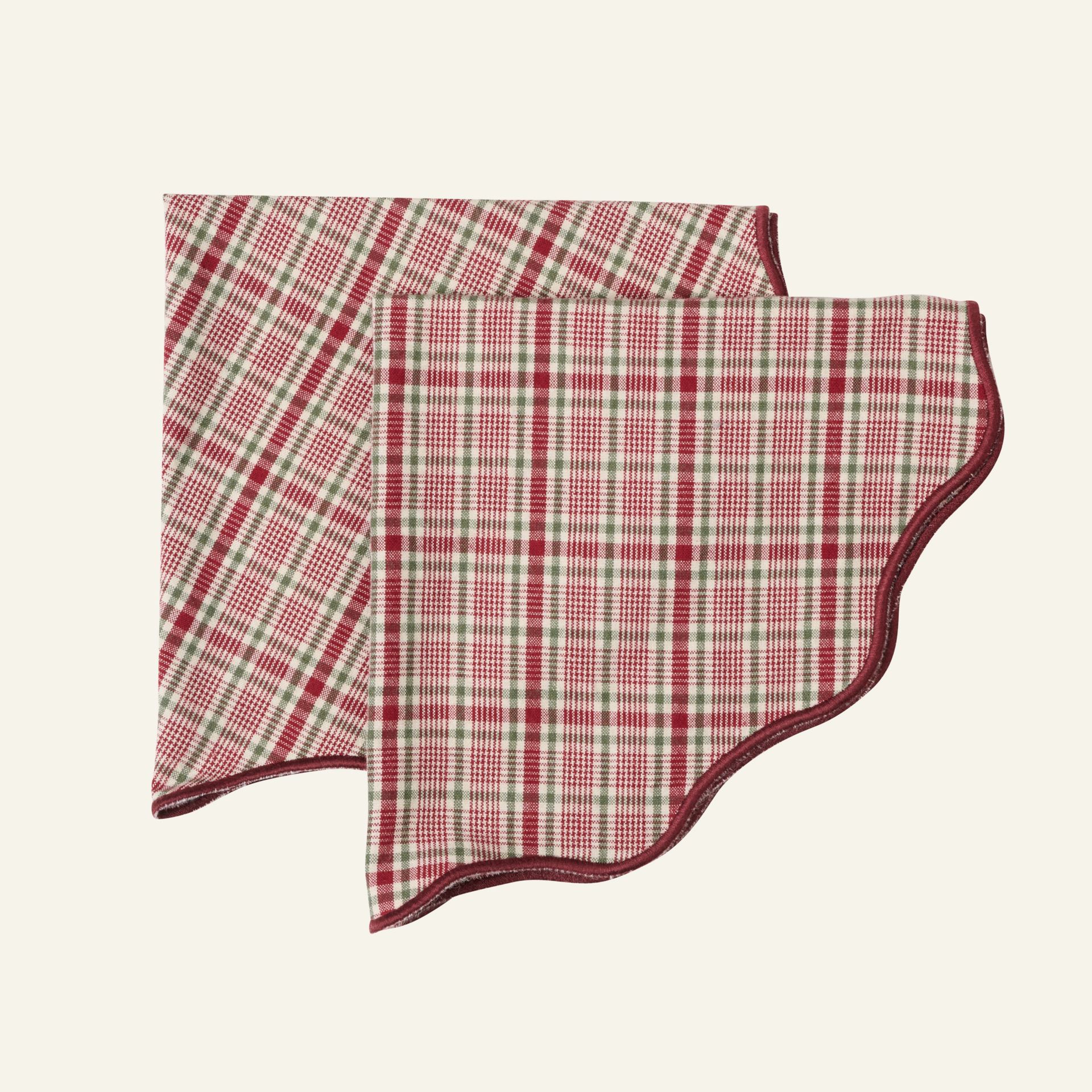 Lautasliina punainen - ø40 cm punainen - 1