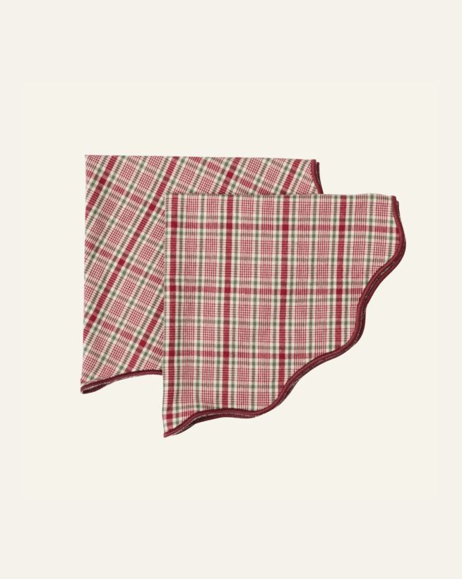 Lautasliina punainen - ø40 cm punainen - 1