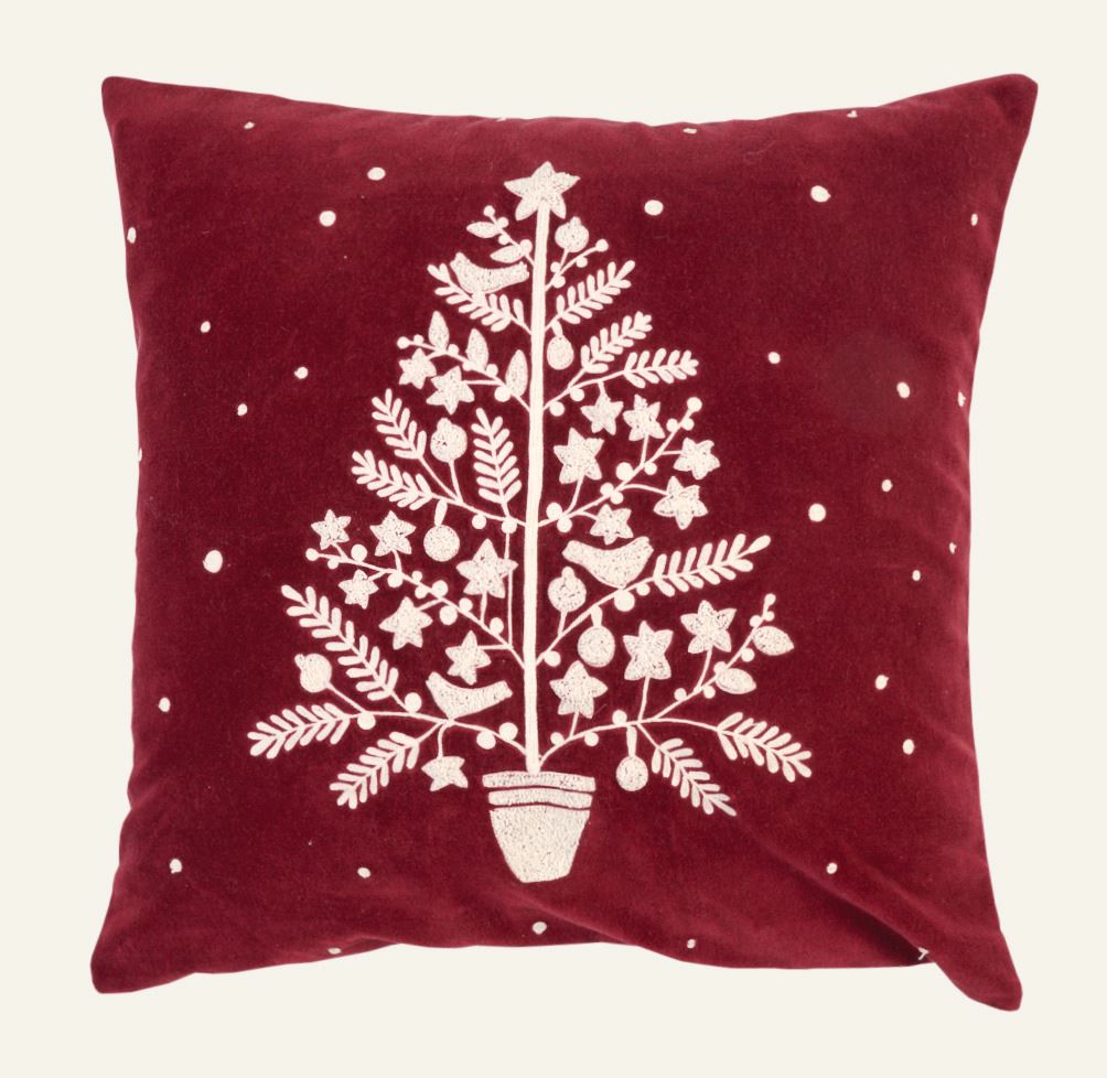 Koristetyynynpäällinen tummanpunainen - 50x50 cm tummanpunainen - 1